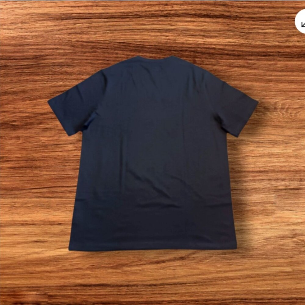 HB Mens DXL Big + Tall Size 2XLT Crew Neck Black Cotton Short Sleeve T-Shirt New - Picture 2 of 10